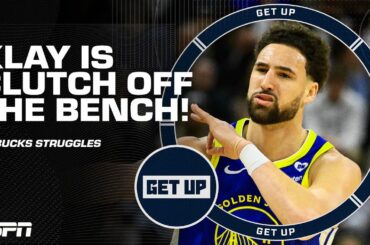 😤 BEWARE of Klay off the BENCH 😤 + Bucks struggles under Doc Rivers | Get Up