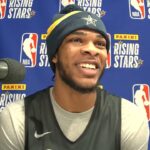 Scoot Henderson | 2024 NBA Rising Stars Media Availability | Portland Trail Blazers