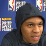 Jordan Hawkins 2024 NBA Rising Stars Pregame Interview