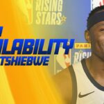 Oscar Tshiebwe Rising Stars Media Availability | Indiana Pacers