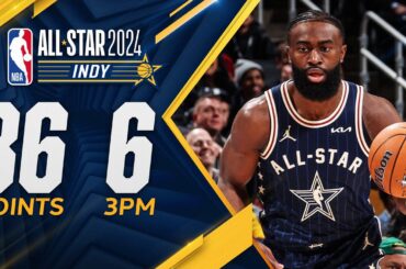 Jaylen Brown (36 PTS) GOES TO Work In The 2024 #NBAAllStar Game! 👀