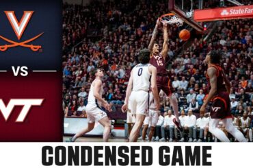 Virginia vs. Virginia Tech Condensed Game | 2023-24 ACC Men's Basketball