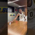 Tyrese Haliburton Takes On The Locker Room Time Trials | Indiana Pacers