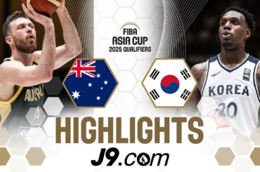 🇦🇺 Boomers leave it late to prevail over Korea | J9 Highlights | FIBA Asia Cup 2025 Qualifiers