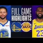 Golden State Warriors vs. Los Angeles Lakers Full Game Highlights | NBA Highlights 2024