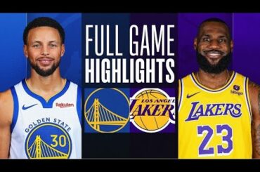 Golden State Warriors vs. Los Angeles Lakers Full Game Highlights | NBA Highlights 2024