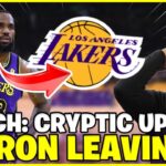 WATCH: LEBRON SURPRISES EVERYONE WITH THIS MYSTERIOUS CONFIRMATION! LOS ANGELES LAKERS NEWS TODAY