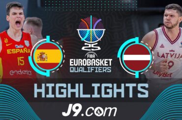 Spain 🇪🇸 vs Latvia 🇱🇻 | J9 Highlights | FIBA EuroBasket 2025 Qualifiers