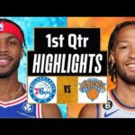 Philadelphia 76ers vs New York Knicks Full Highlights 1st QTR | Feb. 22 | 2024 NBA Regular Season