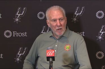 Gregg Popovich PostGame Interview | San Antonio Spurs vs Sacramento Kings