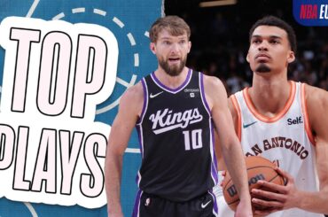 Wembanyama goes up against Sabonis 💥🔥 Best Plays of San Antonio Spurs v Sacramento Kings!!