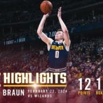 Christian Braun Secures Double-Double Off The Bench | Full Game Highlights vs. Wizards 🎥