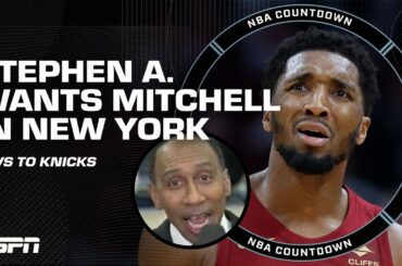 Stephen A. Smith thinks Donovan Mitchell is headed TO THE KNICKS? 😳 | NBA Countdown
