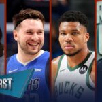 Luka, Jokić & SGA are early MVP favorites, Dame calls Bucks Giannis’ team | NBA | FIRST THINGS FIRST