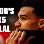 Victor Wembanyama YOUNGEST Player to Complete a 5x5 Stat Line | 2.23.2024