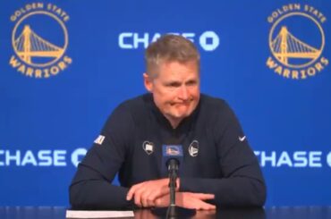 Steve Kerr PostGame Interview | Charlotte Hornets vs Golden State Warriors
