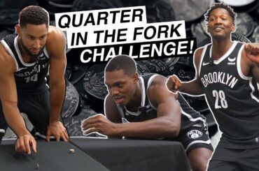 Brooklyn Nets Play Quarter in the Fork Challenge!