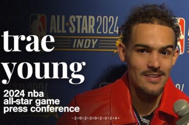 Trae Young 2024 NBA All-Star Game Press Conference