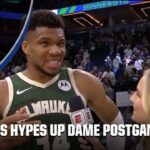 Giannis on letting Dame take over in clutch moments 🗣️'THAT'S WHAT DAME DOES!' | NBA on ESPN