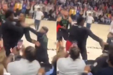 Jose Alvarado and Thomas Bryant throw hands after Jimmy Butler and Naji fight 👀