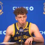 Brandin Podziemski PostGame Interview | Charlotte Hornets vs Golden State Warriors