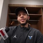 Hornets vs Warriors: Seth Curry Postgame Media Availability | 2/23/2024