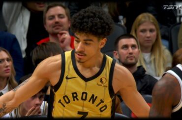 NEWEST Raptor DJ Carton makes his First NBA Basket 🔥🔥