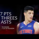 Simone Fontecchio 17 pts 3 threes 5 asts vs Magic 23/24 season