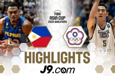 Gilas Pilipinas put on a show vs. Chinese Taipei | J9 Highlights | FIBA Asia Cup 2025 Qualifiers