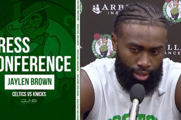Jaylen Brown: "We’re a more organized team this year" | Celtics vs Knicks Postgame Interview