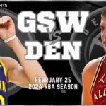 Golden State Warriors vs Denver Nuggets Full Game Highlights | Feb 25 | 2024 NBA Season