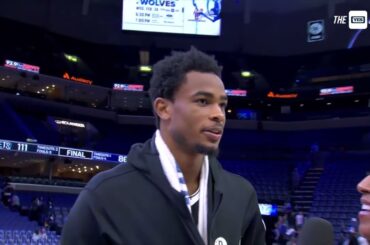 Nic Claxton after the Nets' win over the Grizzlies