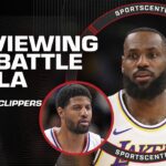 PREVIEWING the Battle for LA 👀 Can hurt Clippers MATCH UP to LeBron & the Lakers? 😳 | SportsCenter