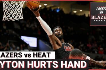 Portland Trail Blazes Lose to Miami Heat, and Deandre Ayton to a Hand Injury