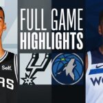 SPURS at TIMBERWOLVES | FULL GAME HIGHLIGHTS | February 27, 2024