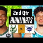 Milwaukee Bucks vs Charlotte Hornets Full Highlights 2nd QTR | Feb 29 | 2024 NBA Regular Season