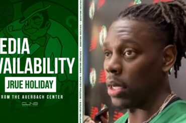 Jrue Holiday Reacts to Making Team USA Olympics Roster | Celtics Pregame Interview