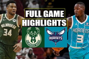 Charlotte Hornets vs Milwaukee Bucks Full Game Highlights | Feb 29 | 2024 NBA Season