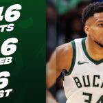 Giannis Antetokounmpo's MONSTER 46-PT DOUBLE-DOUBLE! 😤| March 1, 2024