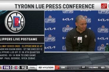 Tyronn Lue PostGame Interview | Los Angeles Lakers vs LA Clippers
