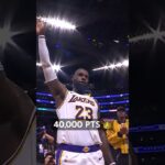 The moment LeBron James reached 40K Points 👑 | #Shorts