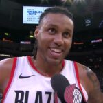 Jabari Walker Postgame Interview | Portland Trail Blazers 107, Memphis Grizzlies 100