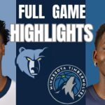 GAME RECAP | Minnesota Timberwolves vs Memphis Grizzlies Full Game Highlights | NBA REGULAR SEASON