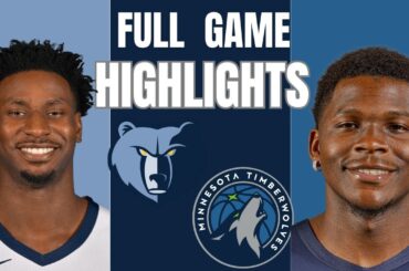 GAME RECAP | Minnesota Timberwolves vs Memphis Grizzlies Full Game Highlights | NBA REGULAR SEASON
