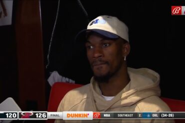 Jimmy Butler PostGame Interview | Utah Jazz vs Miami Heat