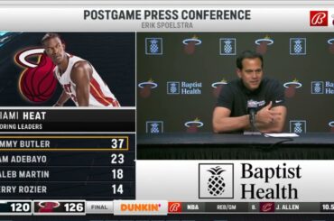 Erik Spoelstra PostGame Interview | Utah Jazz vs Miami Heat