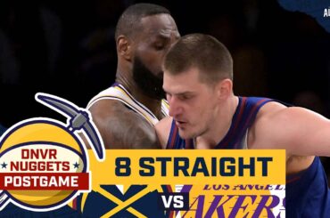 Denver Nuggets spoil LeBron's night, get 8th straight win over Lakers