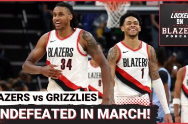 Portland Trail Blazers Win 2 In Memphis! Undefeated In March behind Jabari Walker and Dalano Banton