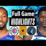 LA Clippers vs Minnesota Timberwolves Full Game Highlights  | Mar 3  | 2024 NBA Regular Season