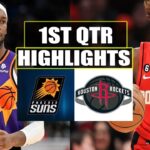 Phoenix Suns VS Houston Rockets 1ST QTR Highlights | March 2 | 2024 NBA Season